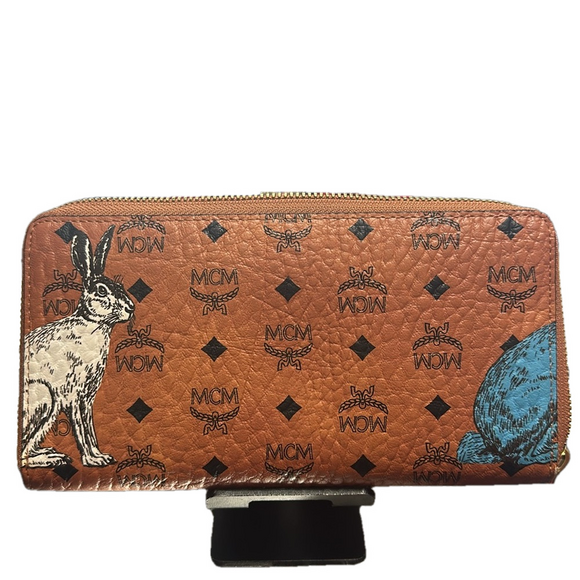 MCM Anya Hide & Seek Rabbit Continental Wallet - Picture 1 of 6